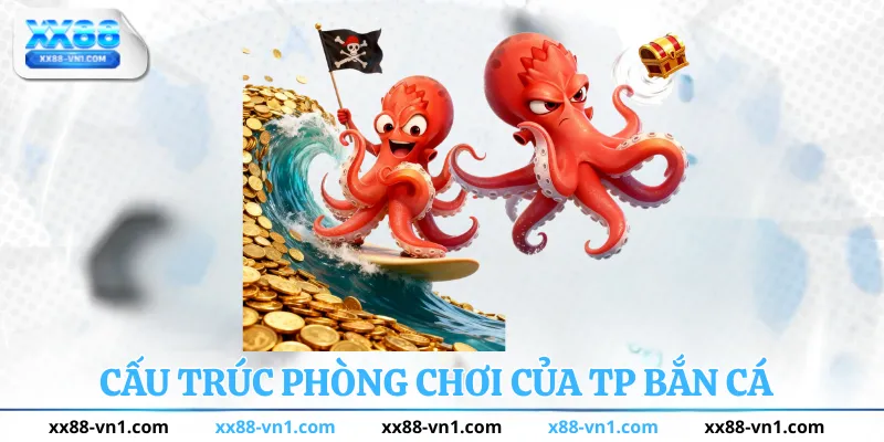 Cấu trúc phòng chơi của TP Bắn Cá